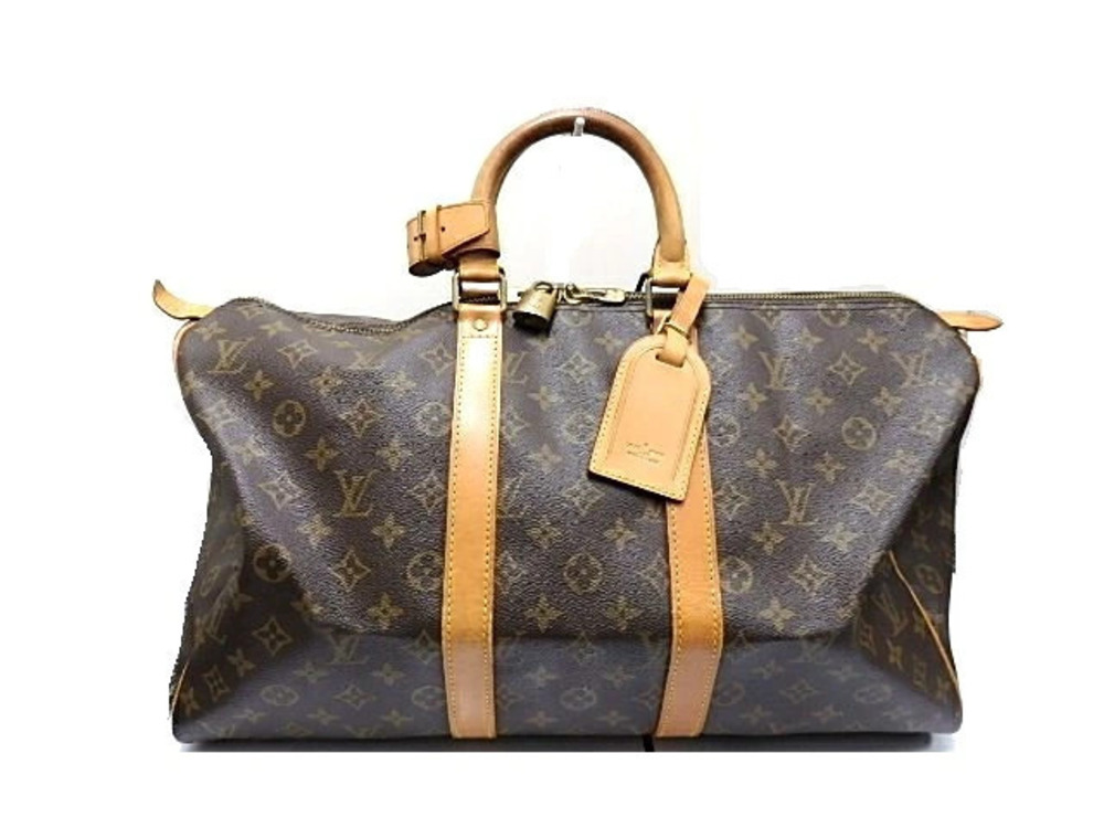 LOUIS VUITTON Keepall Boston Bag Monogram